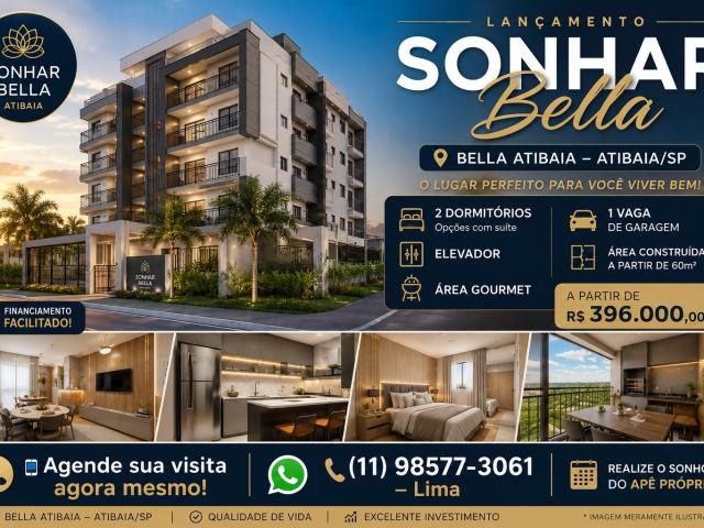 Apartamento venda em Região Imediata de Bragança Paulista, Atibaia