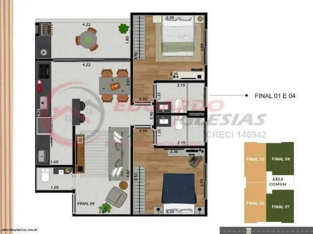 Apartamento venda em Vila Giglio, Atibaia