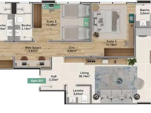 Apartamento venda em Região Geográfica Imediata de Itajaí, Balneario Camboriú