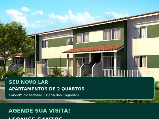 Apartamento venda em Barra dos Coqueiros