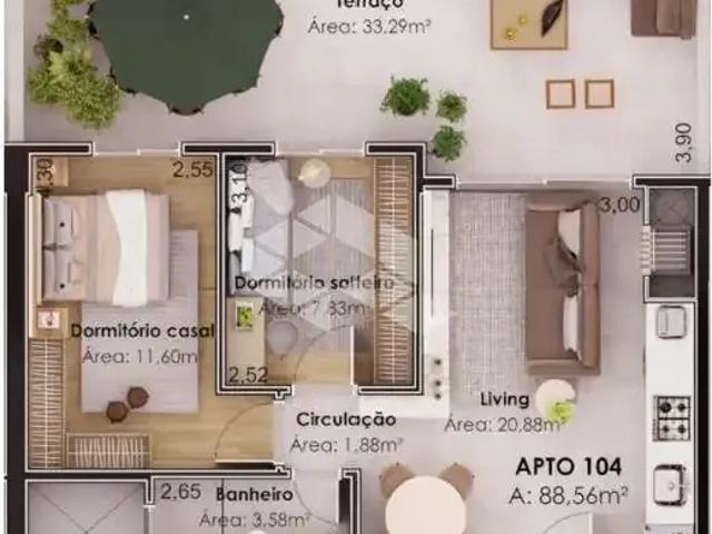 Apartamento venda em Região Geográfica Imediata de Bento Gonçalves, Bento Gonçalves