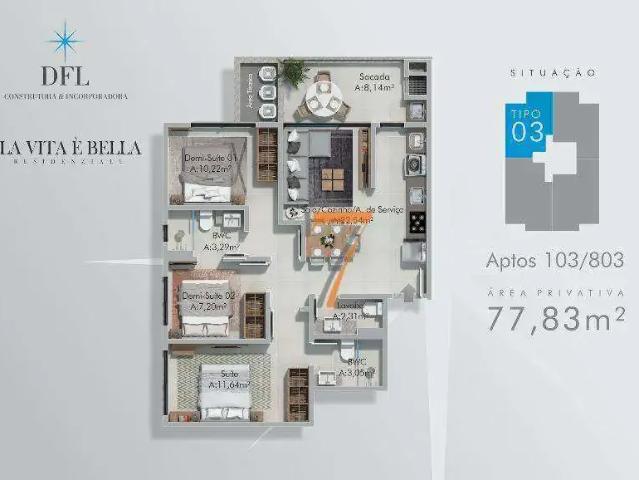 Apartamento venda em Região Geográfica Imediata de Florianópolis, Biguaçu