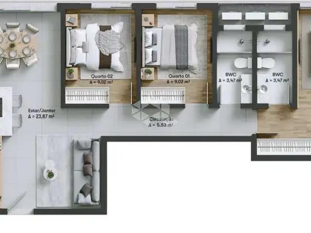 Apartamento venda em Região Geográfica Imediata de Florianópolis, Biguaçu