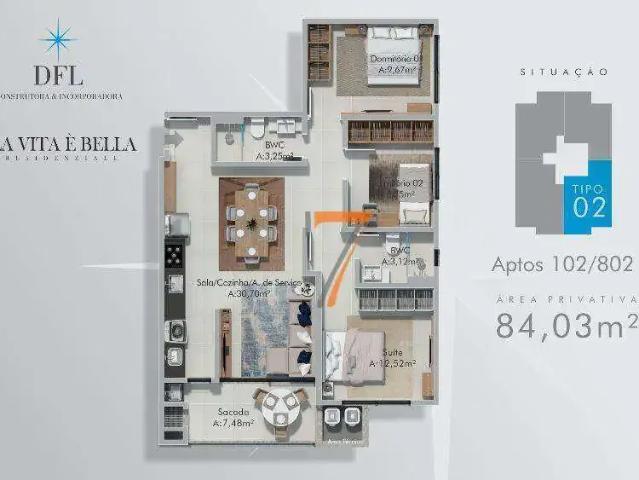 Apartamento venda em Região Geográfica Imediata de Florianópolis, Biguaçu