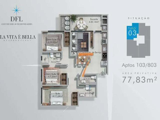 Apartamento venda em Região Geográfica Imediata de Florianópolis, Biguaçu