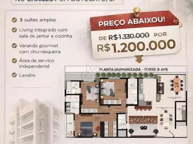 Apartamento venda em Região Imediata de Botucatu, Botucatu