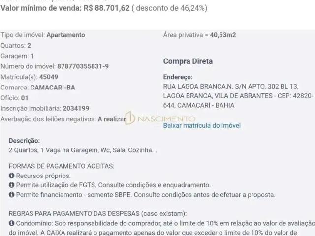 Apartamento venda em Região Geográfica Imediata de Salvador, Região Metropolitana de Salvador