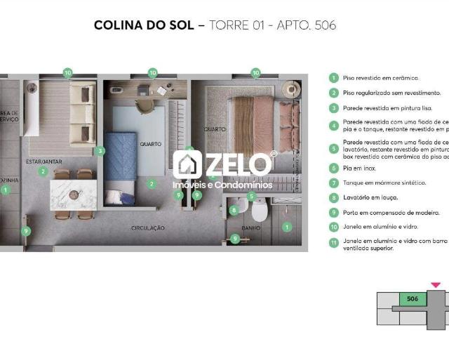 Apartamento venda em Núcleo Residencial Renascença - RFFSA, Campinas