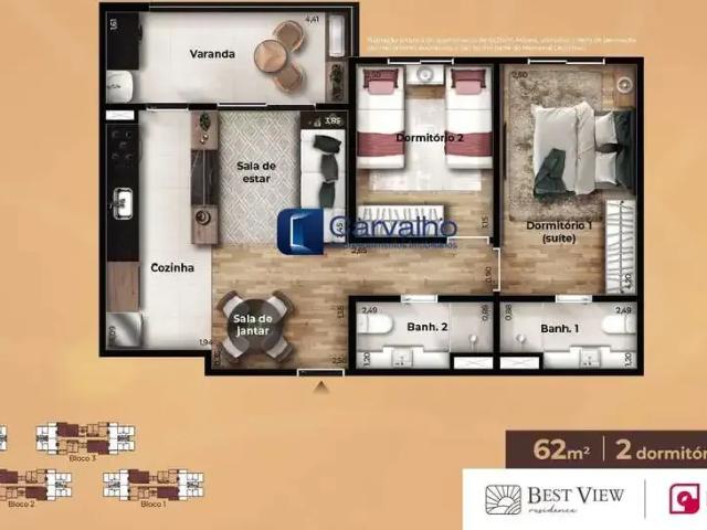 Apartamento venda em Região Imediata de Itapeva, Nova Campina