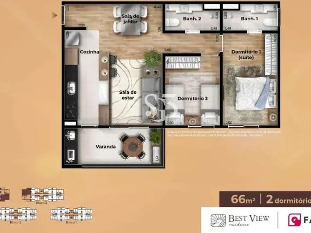 Apartamento venda em Região Imediata de Itapeva, Nova Campina
