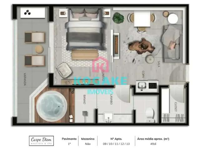 Apartamento venda em Região Imediata de Taubaté-Pindamonhangaba, Região Metropolitana do Vale do Paraíba e Litoral Norte