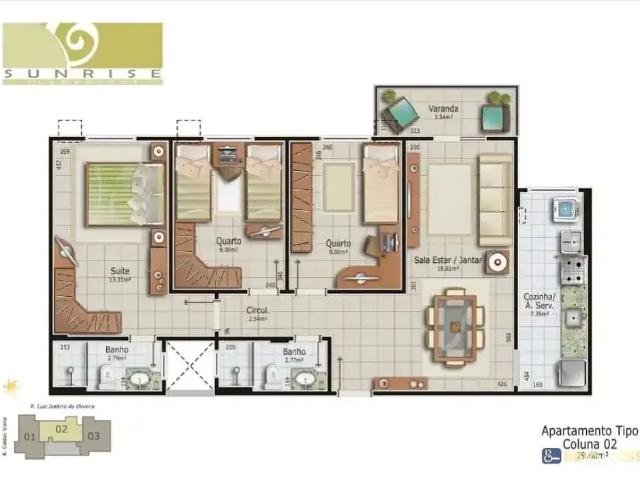 Apartamento venda em Região Geográfica Imediata de Campos dos Goytacazes, Campos dos Goytacazes