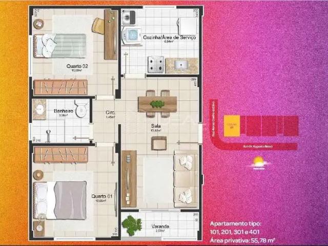 Apartamento venda em Região Geográfica Imediata de Campos dos Goytacazes, Campos dos Goytacazes