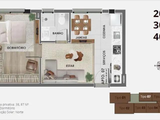 Apartamento venda em Canela
