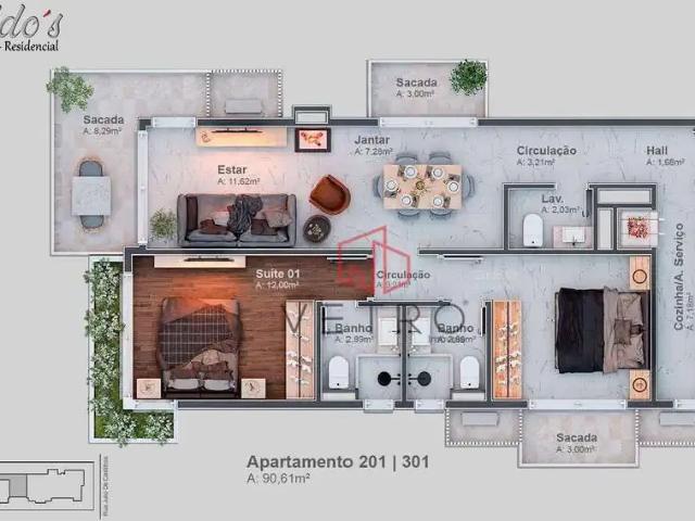 Apartamento venda em Canela