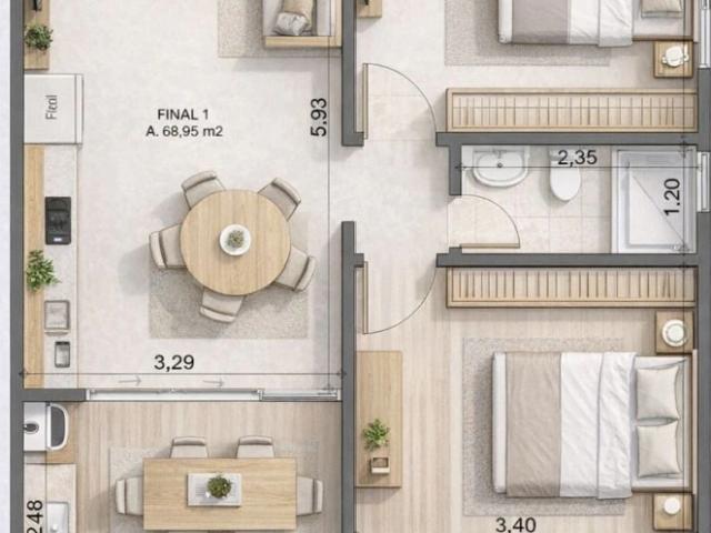 Apartamento venda em Jardim Guaxinduba, Caraguatatuba