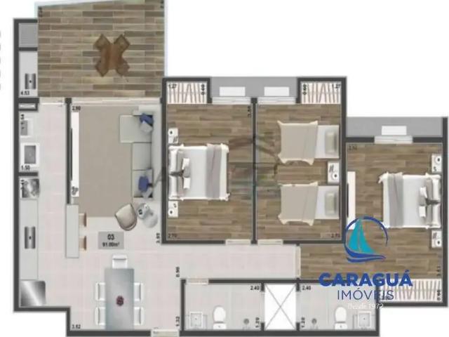 Apartamento venda em Balneário Santa Martha, Caraguatatuba