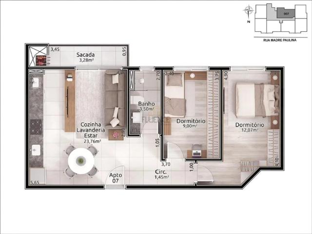 Apartamento venda em Região Geográfica Imediata de Bento Gonçalves, Carlos Barbosa