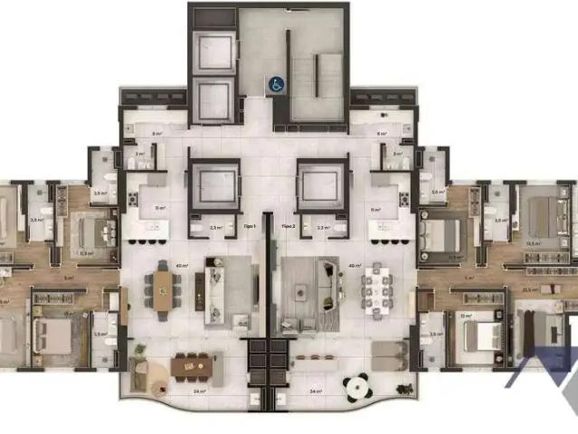 Apartamento venda em Country, Cascavel