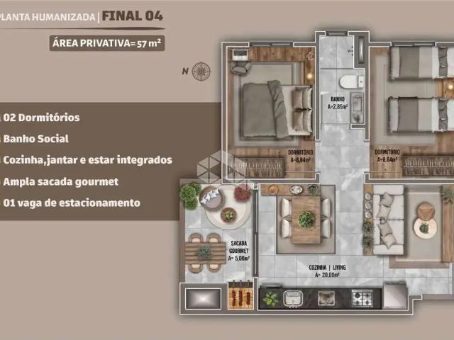 Apartamento venda em Região Geográfica Imediata de Caxias do Sul, Caxias do Sul