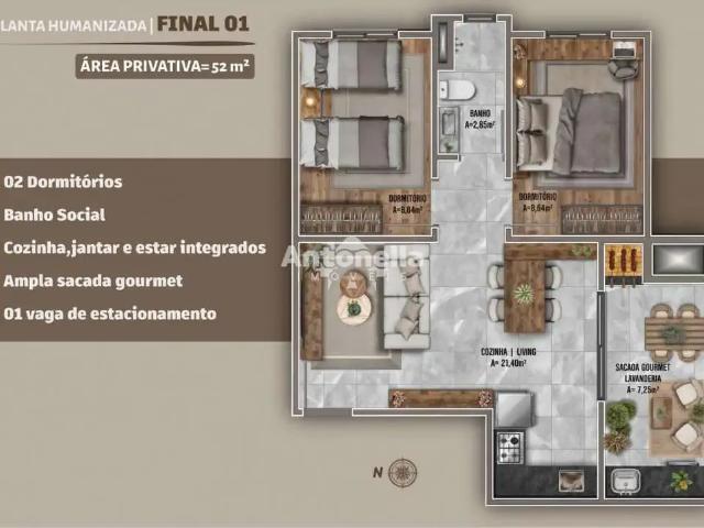 Apartamento venda em Região Geográfica Imediata de Caxias do Sul, Caxias do Sul