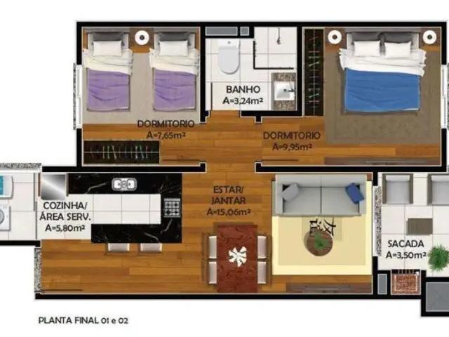 Apartamento venda em Região Geográfica Imediata de Caxias do Sul, Flores da Cunha