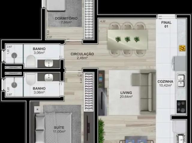 Apartamento venda em Região Geográfica Imediata de Caxias do Sul, Flores da Cunha
