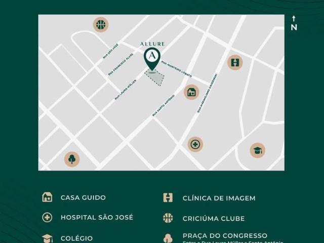 Apartamento venda em Região Geográfica Imediata de Criciúma, Criciúma
