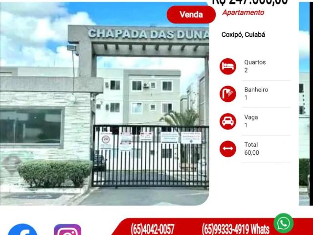 Apartamento venda em Coxipó, Cuiabá