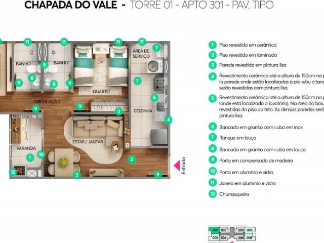 Apartamento venda em Jardim Ubirajara, Cuiabá