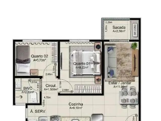 Apartamento venda em Região Geográfica Imediata de Cuiabá, Região Metropolitana do Vale do Rio Cuiabá