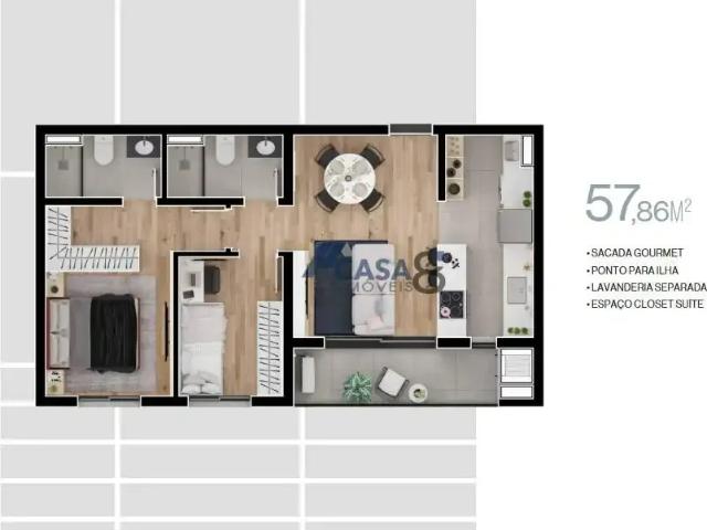 Apartamento venda em Região Geográfica Imediata de Curitiba, Região Metropolitana de Curitiba