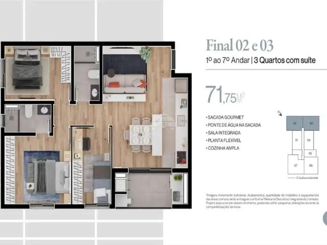 Apartamento venda em Região Geográfica Imediata de Curitiba, Região Metropolitana de Curitiba