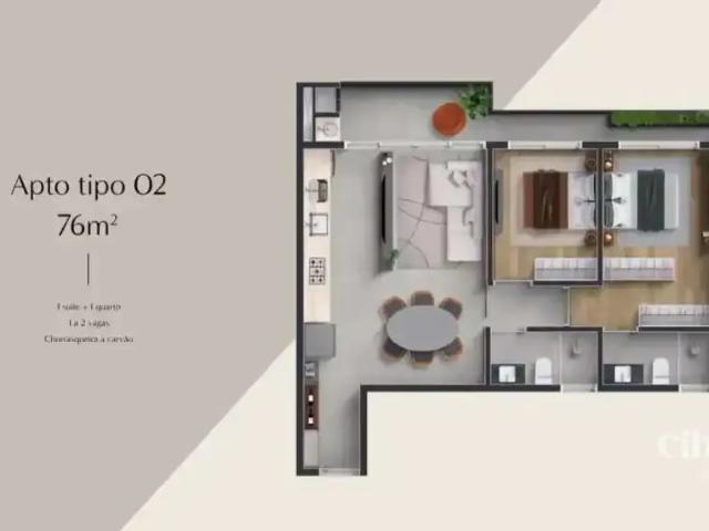 Apartamento venda em Mercês, Curitiba