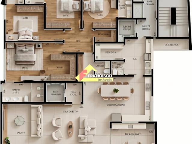 Apartamento venda em Divinópolis, Região Geográfica Intermediária de Divinópolis