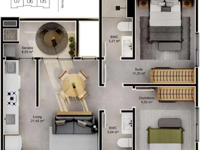 Apartamento venda em Cacupé, Florianópolis