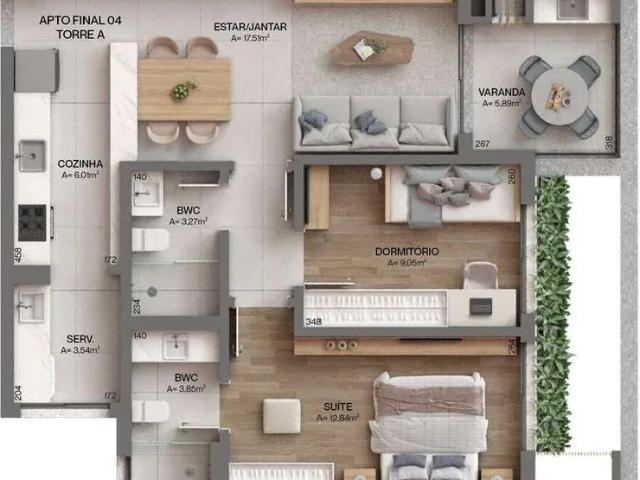 Apartamento venda em Cacupé, Florianópolis