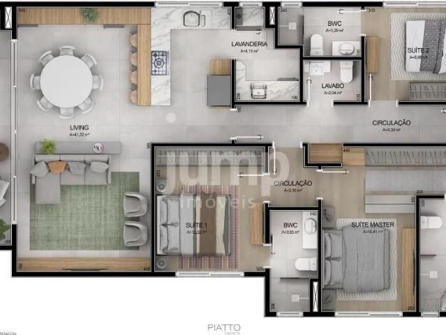 Apartamento venda em Cacupé, Florianópolis