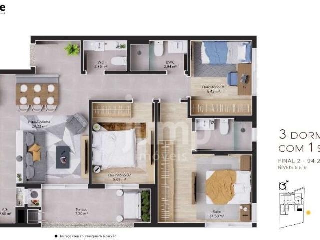 Apartamento venda em Região Geográfica Imediata de Florianópolis, Desterro