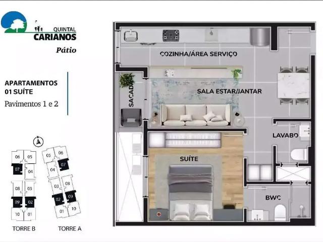 Apartamento venda em Carianos, Florianópolis
