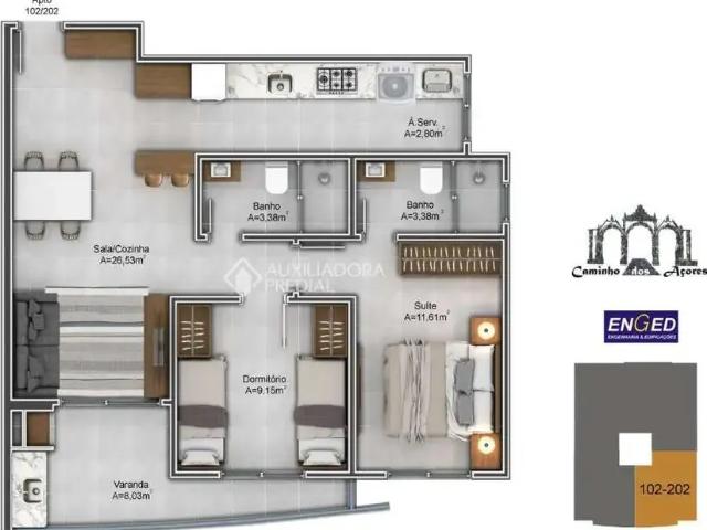 Apartamento venda em Região Geográfica Imediata de Florianópolis, Desterro