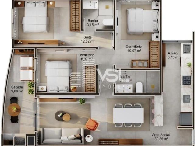 Apartamento venda em Saco Grande, Florianópolis