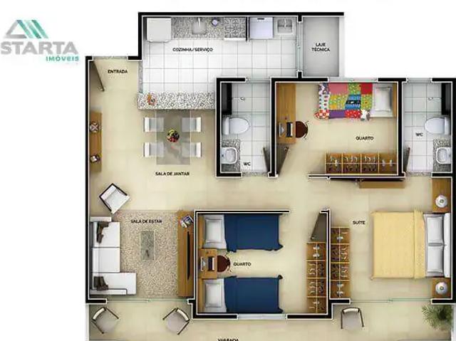 Apartamento venda em Região Geográfica Imediata de Fortaleza, Fortaleza