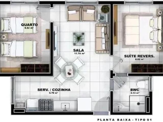 Apartamento venda em Conjunto São Miguel, Fortaleza