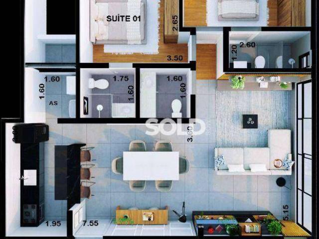 Apartamento venda em Cidade Nova, Franca