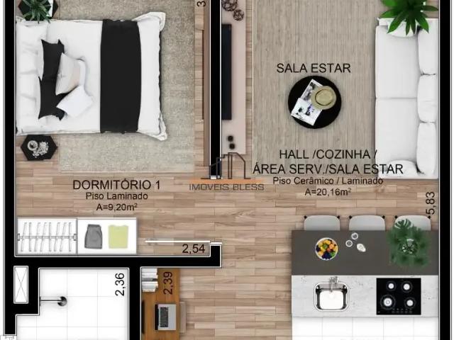 Apartamento venda em Renascença, Gravataí