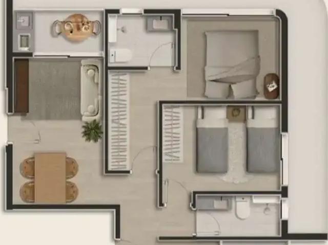 Apartamento venda em Região Imediata de Guaratinguetá, Região Metropolitana do Vale do Paraíba e Litoral Norte