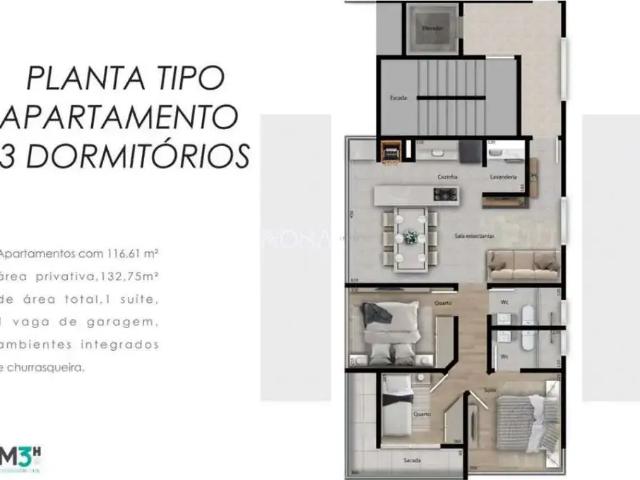 Apartamento venda em Cohapar, Guaratuba