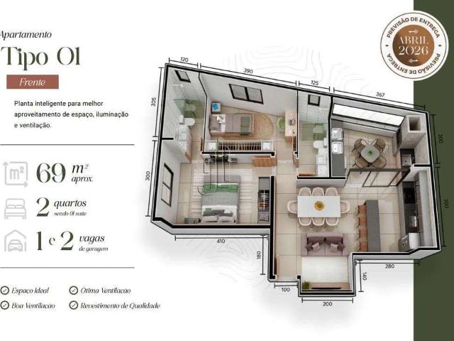Apartamento venda em Região Geográfica Imediata de Ipatinga, Região Metropolitana do Vale do Aço