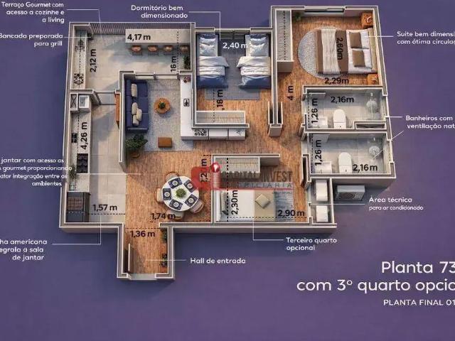 Apartamento venda em Região Imediata de Campinas, Região Metropolitana de Campinas